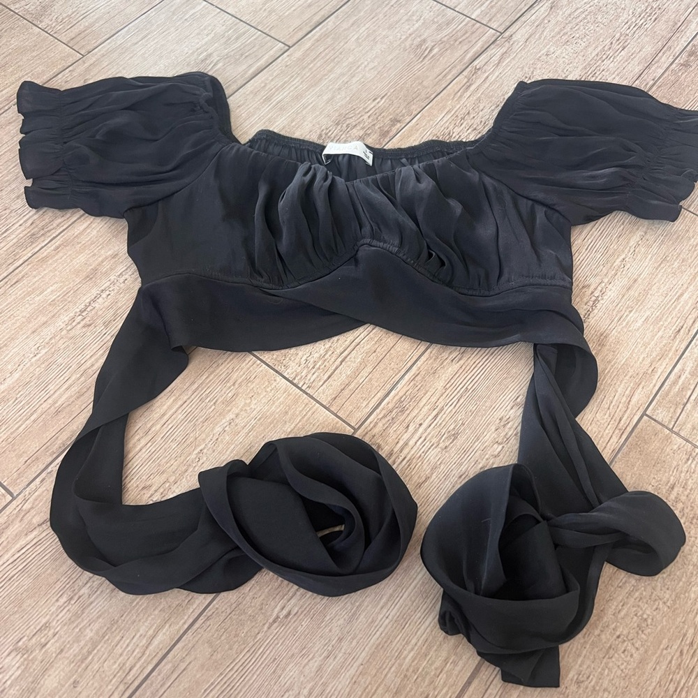 Elegant Black Women's crop Top small
